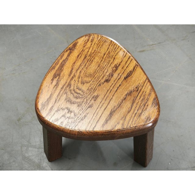 Mid-Century Modern Oak Nesting Tables, 1960s, Set of 3 For Sale - Image 4 of 11