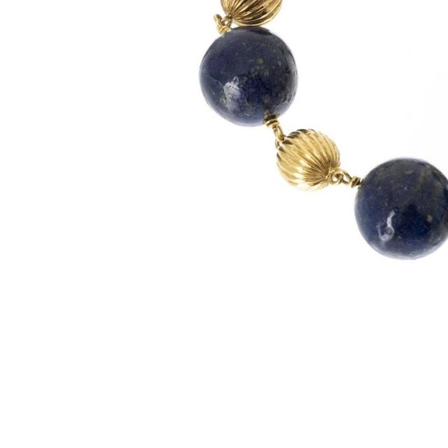 Bracelet with Beads in 19.2k Gold For Sale - Image 3 of 6