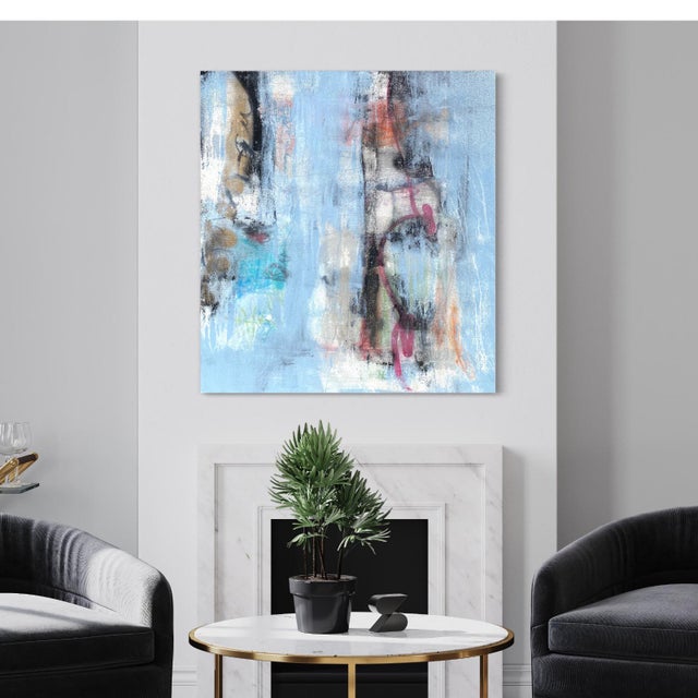 Original Blue Abstract Painting 9421 For Sale - Image 9 of 11