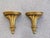 Mid 20th Century Pair Gold Gilt Corbel Style Wall Shelves For Sale - Image 4 of 7