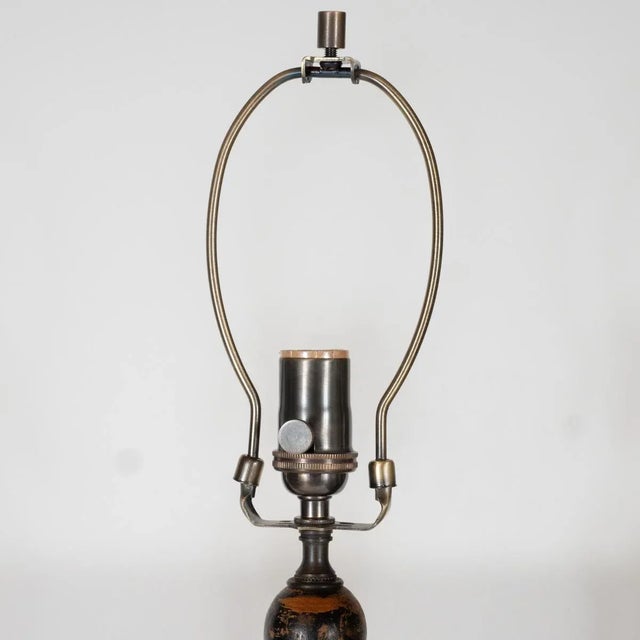 Vintage 1950s Retrofitted Juggling Pin Lamps - a Pair For Sale - Image 11 of 12