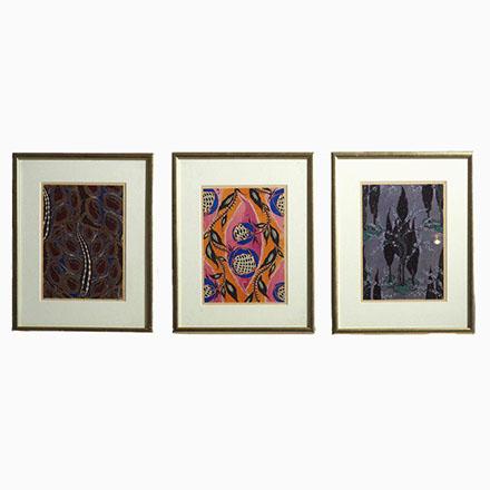 Antique Woodcut in the Style of Matisse, 1910s, Set of 3 For Sale - Image 14 of 14