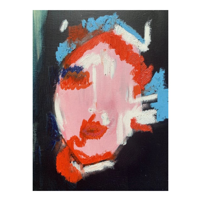 "Portrait" Contemporary Abstract Figurative Painting by Monica Shulman For Sale