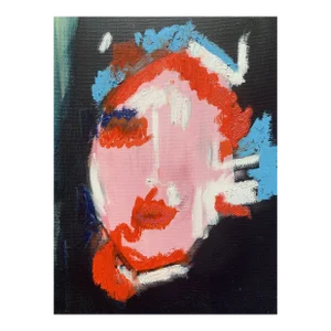 "Portrait" Contemporary Abstract Figurative Painting by Monica Shulman