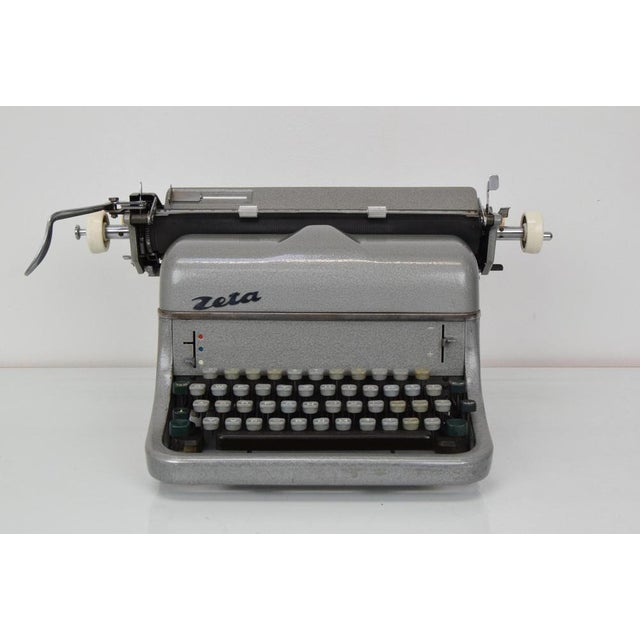 Mid-Century Czechoslovakian Typewriter, 1960s For Sale - Image 4 of 14