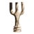 Unglazed Terracotta Trident Sculpture | One of a Kind For Sale