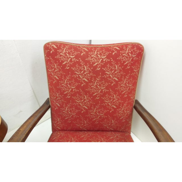 Bauhaus H 269 Armchairs and Spider Table by Jindrich Halabala, 1940s, Set of 3 For Sale - Image 3 of 18