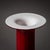 Red and White Glass Vases by Otto Brauer for Holmegaard, Denmark, 1960s, Set of 2 For Sale - Image 11 of 13
