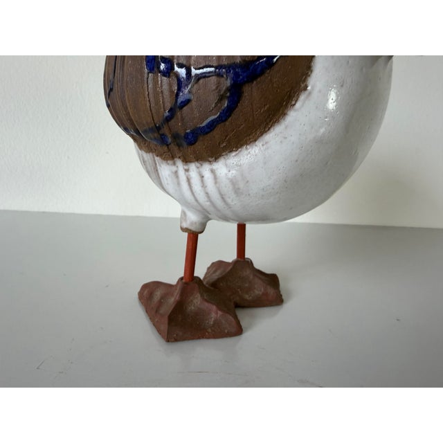 Susan Davis Cape Cod Art Pottery Handcrafted Seagull Bird Sculpture, Signed For Sale In Miami - Image 6 of 12