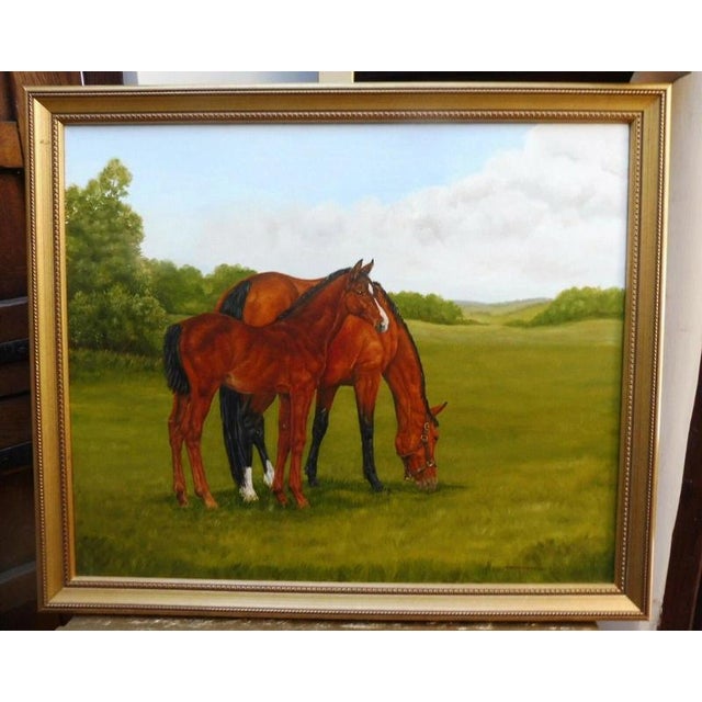 Wendy Cartwright, Mother and Foal, 2009, Oil on Canvas For Sale - Image 9 of 14