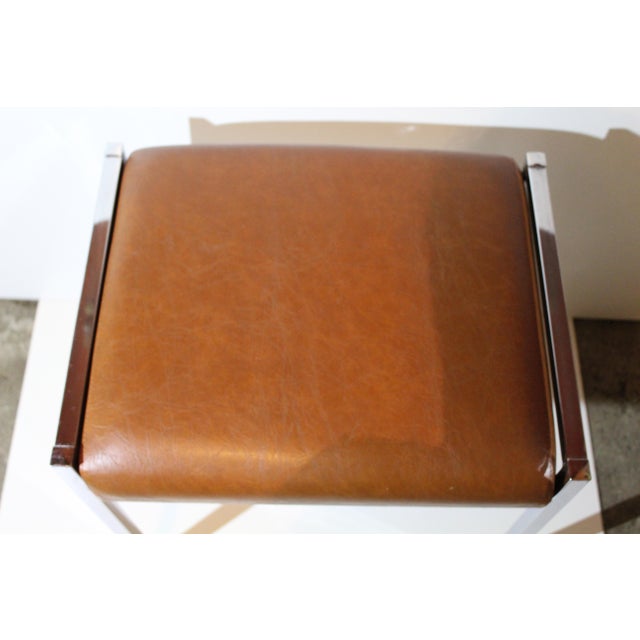 Metal Scandinavian Style Minimalist Chrome Chair For Sale - Image 7 of 14