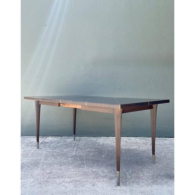 Vintage Tommi Parzinger Extendable Dining Table For Sale - Image 10 of 14
