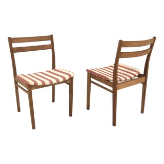 Set of Scandinavian Oak Chairs by Henri Rosengren Hansen, Denmark, 1960s For Sale