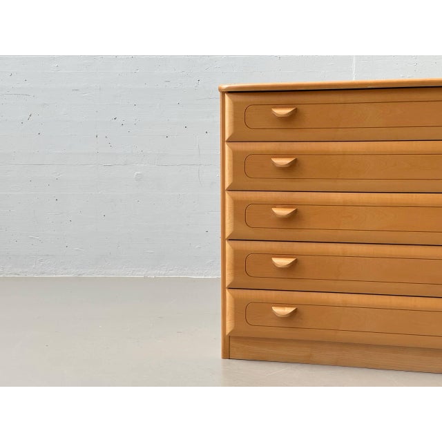 1990s Chest of Drawers in Cherry Wood, 1990s For Sale - Image 5 of 16