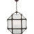 Morris Medium Lantern in Antique Zinc with Frosted Glass Designer: Suzanne Kasler Canopy: 4.75" Round Mounting: Chain...