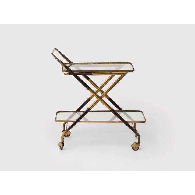 Mid-Century Modern Trolley Bar by Cesare Lacca, Italy, 1950s For Sale - Image 3 of 5