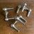 A beautiful set of three nagel candlesticks that can be stacked and arranged as desired. sold in their original box with...
