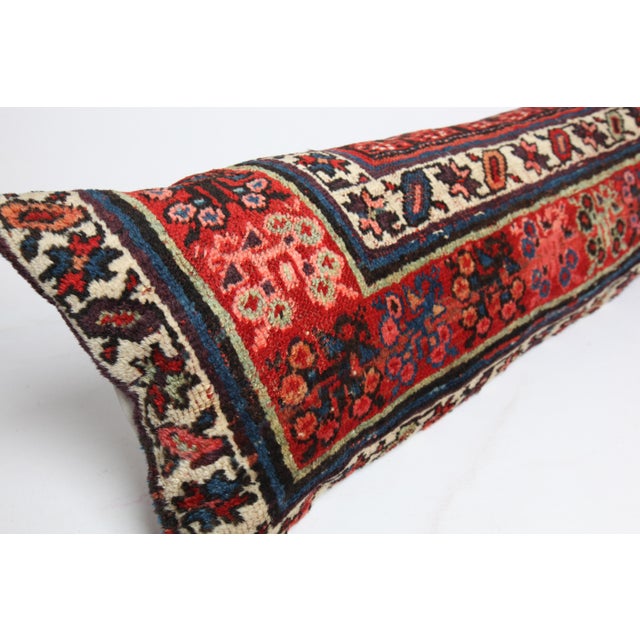 Textile Antique Tribal Handmade Decorative Rug Pillow Cover -16'' X 48'' For Sale - Image 7 of 13