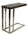 Metal 20th Century Flat Bar Chrome and Black Marble Top Cantilever Side Tables, Pair For Sale - Image 7 of 10