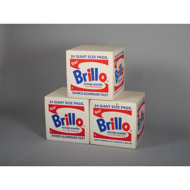 Rubber Brillo Box Pouf after Andy Warhol from Quinze & Milan, 2013 For Sale - Image 7 of 9