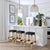 This backless stool measures 30" high, so it sits at just the right height for your bar seating. It has an intricately...