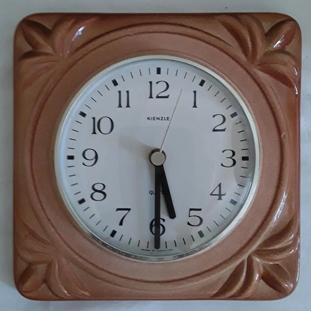 Vintage German Kitchen Clock, 1970s For Sale - Image 4 of 4