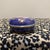 Vintage Chinese Cloisonné Enamel Peony Trinket Box in Cobalt Blue For Sale In New Orleans - Image 6 of 7