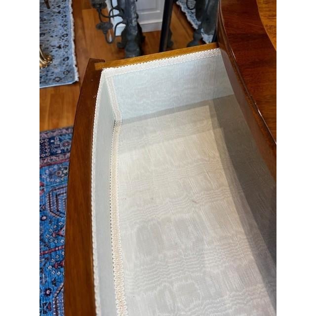 Louis XVI Inlaid Demi Lune Console For Sale - Image 4 of 4