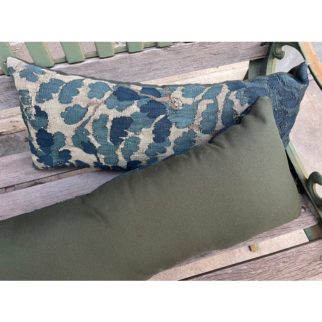 A Pair of 18th Century Pillow With Verdure Tapestry For Sale - Image 12 of 12