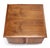 Mid Century Modern Double Door Cabinet Cube Shape Walnut End Side Lamp Table For Sale - Image 9 of 9