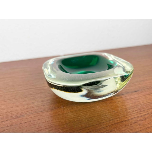 Vintage Italian Sommerso Murano Glass Bowl, 1970s For Sale - Image 10 of 15