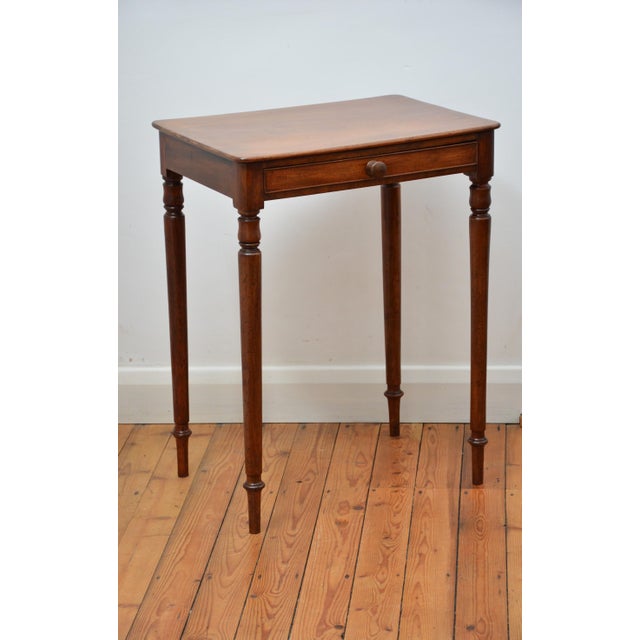 William IV English Mahogany Side Table, 1840 For Sale - Image 17 of 18