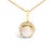 Adorn your neckline with the exquisite allure of this 10K yellow gold pendant necklace, where the warmth of the metal...