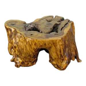 Hand Carved Natural Wood Table Top Sculpture