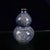 Blue Kiln Glazed Gourd Vase, Small Ceramic Hulu Vase for Tabletop Decor For Sale In New York - Image 6 of 8
