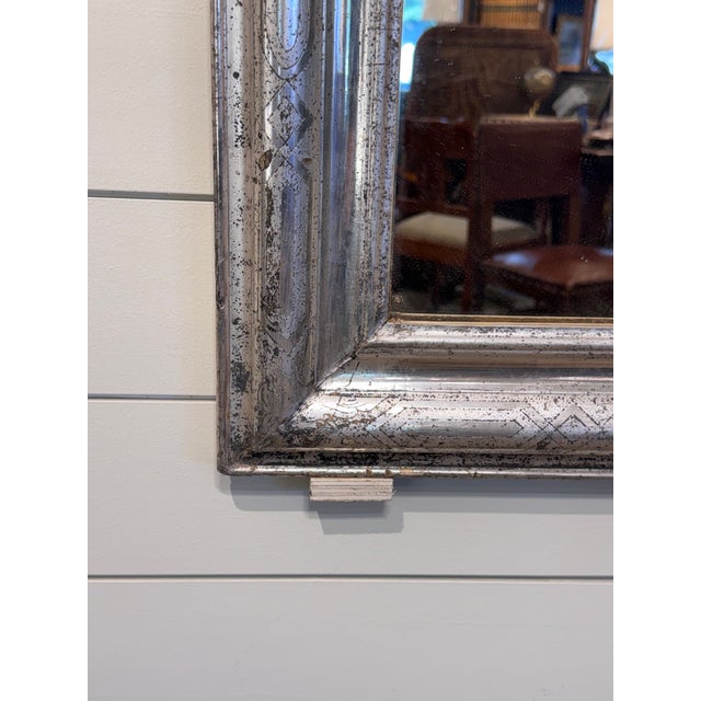 19th Century 19th Century Silver Louis Phillipe Mirror For Sale - Image 5 of 10