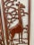 Mid-Century Modern Metal Giraffe and Antelope Wall Art Sculpture Pair For Sale - Image 4 of 8