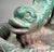 19th Century Dolphin Form Cast Iron Boot Scrape in Verdigris For Sale In Phoenix - Image 6 of 7