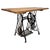 2000 - 2009 Vintage English Cast Iron Sewing Machine Base Table, 1900s For Sale - Image 5 of 12