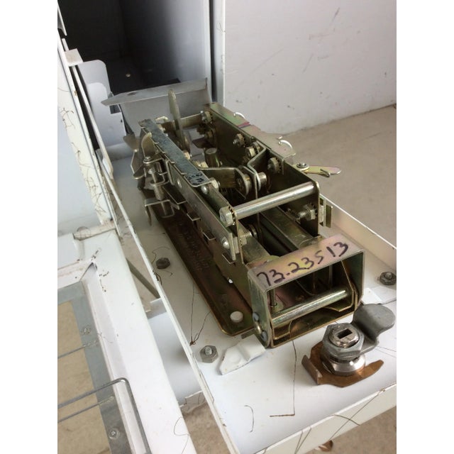 Mid Century Modern Freestanding Newspaper Vending Cabinet on Hairpin Legs For Sale - Image 9 of 12