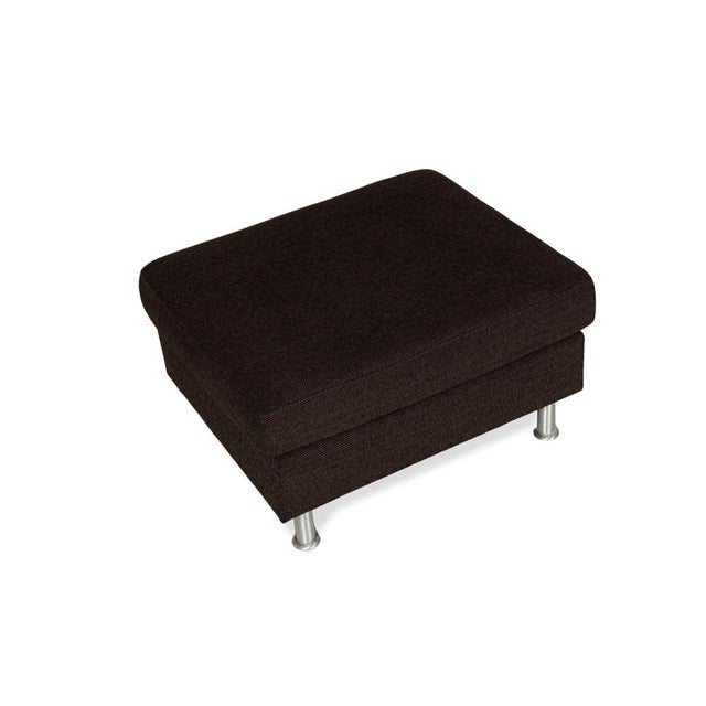 Concept Plus Fabric Stool in Black by Ewald Schillig For Sale - Image 10 of 11