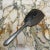 Sterling Silver Large Hand Held Mirror For Sale - Image 4 of 9