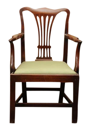 Early 18th Century Vintage Georgian Mahogany Armchair