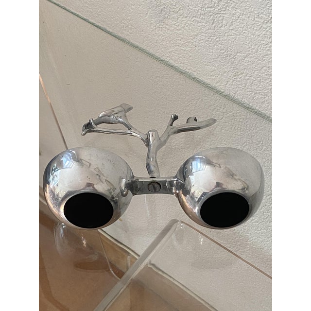 Polished Aluminum Serving Tray, 1970s For Sale - Image 13 of 15