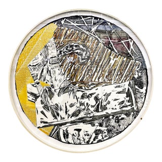 Frank Stella, Swan Engraving Circle I, State I (Large Hand Signed Etching), 1983 For Sale