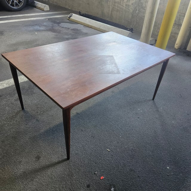 Brown 1960s Mid Century Danish Modern Teak Coffee Table For Sale - Image 8 of 8