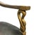 Gray 1934 Cleopatra Prop Egyptian Throne Chair Used by Claudette Colbert For Sale - Image 8 of 8