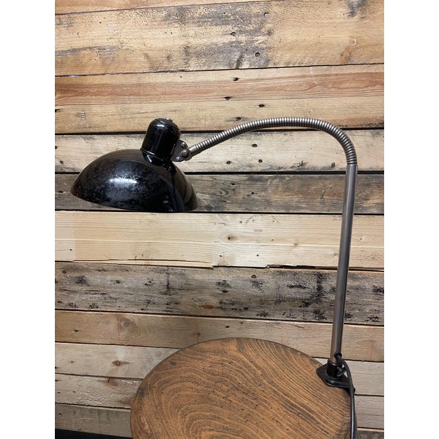 Vintage Model 6740 Clamp Table Lamp by Christian Dell for Kaiser Leuchten, 1940s For Sale - Image 6 of 11