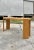 Boho Chic Modern Spilt Reed Console Table With Geometric Motif For Sale - Image 13 of 13