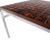 Mid 20th Century Mid-Century Danish Modern Chrome Base Tile and Rosewood-Top Square Coffee Table For Sale - Image 5 of 9